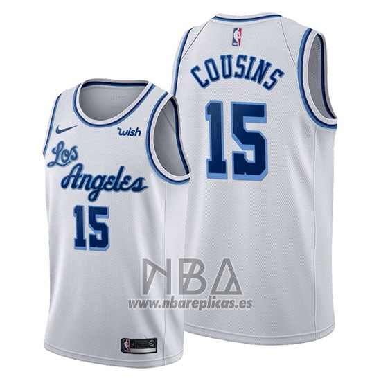 Camiseta Los Angeles Lakers Moritz Wagner NO 15 Classic Edition 2019-20 Blanco